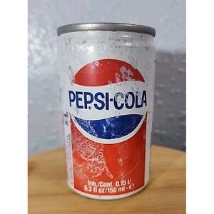 Vintage Foreign PEPSI Aluminum‎ Cans.  Empty. 1986, Holland 3.5oz